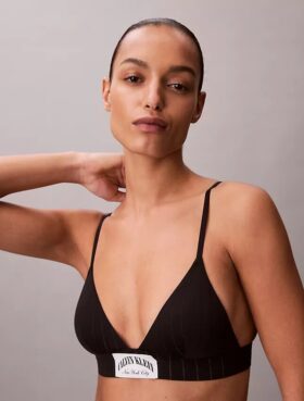 Bralette triangle Heritage Classic en Cotton Stretch légèrement doublée