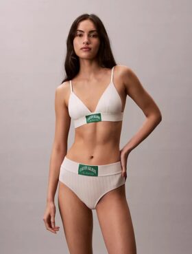 Bralette triangle Heritage Classic en Cotton Stretch légèrement doublée
