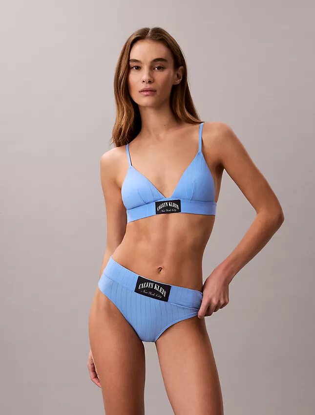 Bralette triangle Heritage Classic en Cotton Stretch légèrement doublée Bralette triangle Heritage Classic en Cotton Stretch légèrement doublée