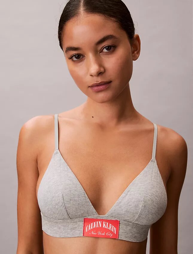 Bralette triangle Heritage Classic en Cotton Stretch légèrement doublée Bralette triangle Heritage Classic en Cotton Stretch légèrement doublée