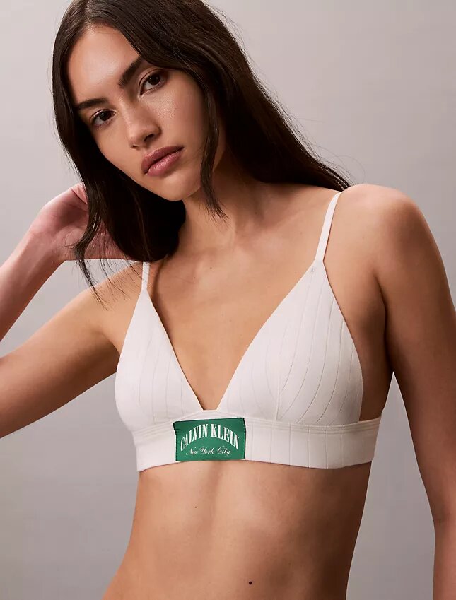 Bralette triangle Heritage Classic en Cotton Stretch légèrement doublée Bralette triangle Heritage Classic en Cotton Stretch légèrement doublée