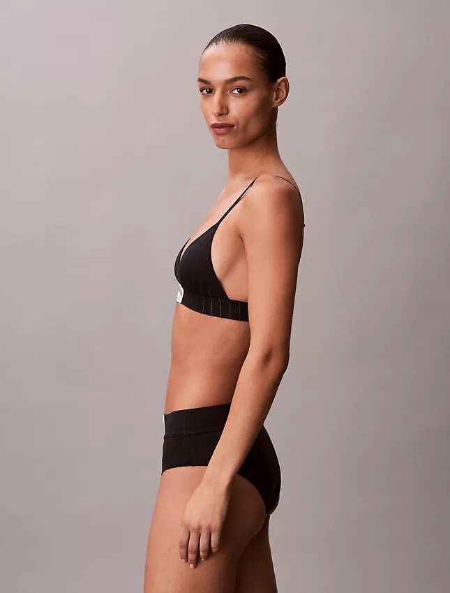 Bralette triangle Heritage Classic en Cotton Stretch légèrement doublée Bralette triangle Heritage Classic en Cotton Stretch légèrement doublée