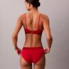 Bralette triangle Icon en coton et Modal métallisé, légèrement doublée