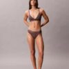Bralette triangle Icon en coton et Modal métallisé, légèrement doublée