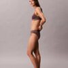 Bralette triangle Icon en coton et Modal métallisé, légèrement doublée
