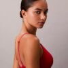 Bralette triangle Icon en coton et Modal métallisé, légèrement doublée