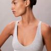 Bralette triangle Icon en coton et Modal, Unlined