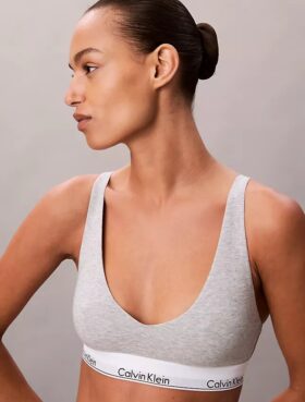 Bralette triangle Icon en coton et Modal, Unlined