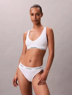 Bralette triangle Icon en coton et Modal, Unlined