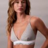 Bralette triangle Icon en coton et Modal, Unlined