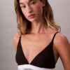 Bralette triangle Icon en coton et Modal, Unlined