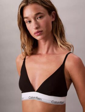 Bralette triangle Icon en coton et Modal, Unlined