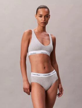 Bralette triangle Icon en coton et Modal, Unlined