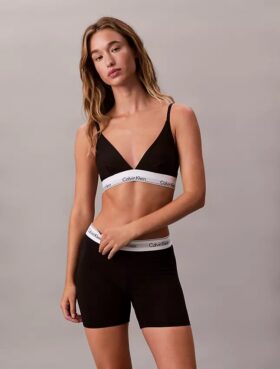 Bralette triangle Icon en coton et Modal, Unlined