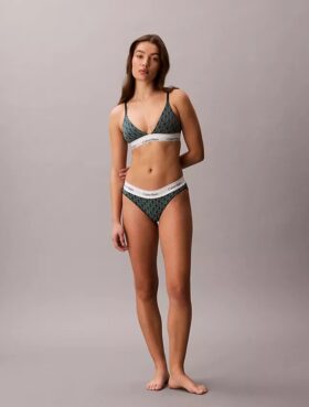 Bralette triangle légèrement doublée en coton et Modal Icon