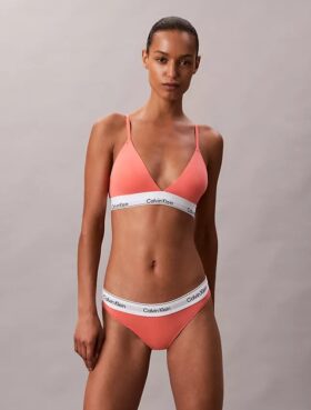 Bralette triangle légèrement doublée en coton et Modal Icon