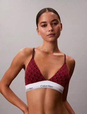 Bralette triangle légèrement doublée en coton et Modal Icon