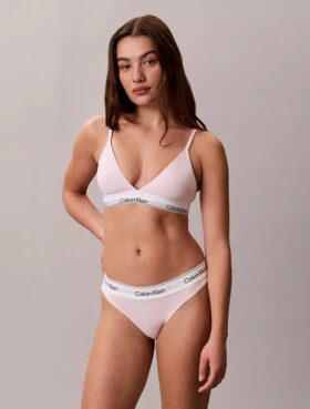 Bralette triangle légèrement doublée en coton et Modal Icon