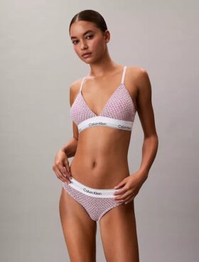 Bralette triangle légèrement doublée en coton et Modal Icon