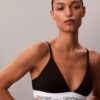 Bralette triangle légèrement doublée en coton et Modal Icon