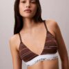 Bralette triangle légèrement doublée en coton et Modal Icon