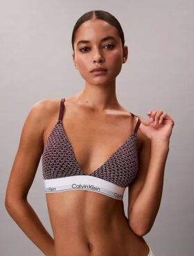 Bralette triangle légèrement doublée en coton et Modal Icon