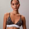 Bralette triangle légèrement doublée en coton et Modal Icon