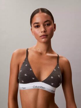 Bralette triangle légèrement doublée en coton et Modal Icon