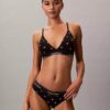 Bralette triangle légèrement doublée en coton et Modal Icon