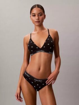 Bralette triangle légèrement doublée en coton et Modal Icon