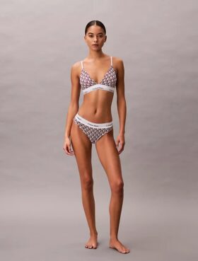 Bralette triangle légèrement doublée en coton et Modal Icon