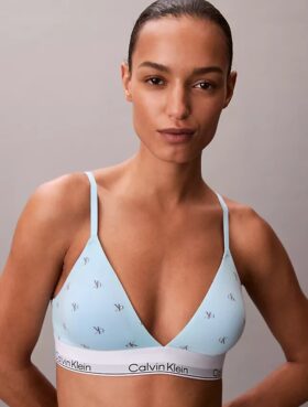Bralette triangle légèrement doublée en coton et Modal Icon