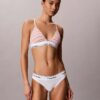 Bralette triangle légèrement doublée en coton et Modal Icon