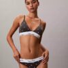 Bralette triangle légèrement doublée en coton et Modal Icon