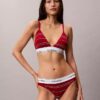 Bralette triangle légèrement doublée en coton et Modal Icon