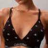 Bralette triangle légèrement doublée en coton et Modal Icon
