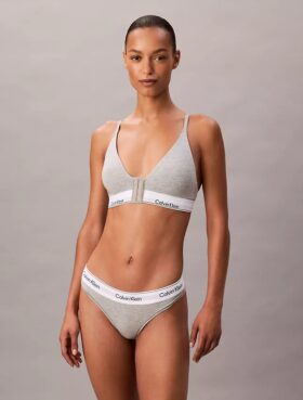 Bralette triangle légèrement doublée en coton et Modal Icon, post-opératoire