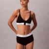 Bralette triangle légèrement doublée en coton et Modal Icon, post-opératoire