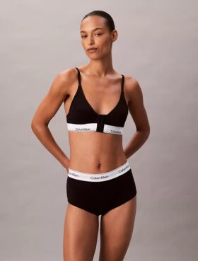 Bralette triangle légèrement doublée en coton et Modal Icon, post-opératoire