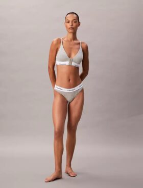 Bralette triangle légèrement doublée en coton et Modal Icon, post-opératoire