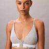 Bralette triangle légèrement doublée en coton et Modal Icon, post-opératoire