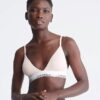 Bralette triangle légèrement doublée en coton Modal Icon