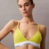 Bralette triangle légèrement doublée en coton Modal Icon