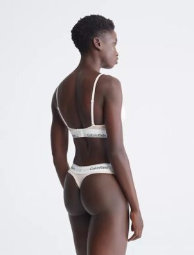 Bralette triangle légèrement doublée en coton Modal Icon