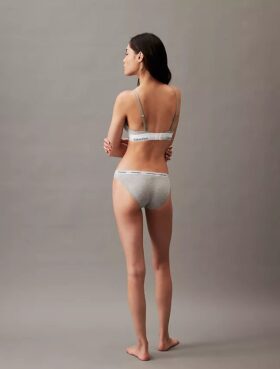 Bralette triangle légèrement doublée en coton Modal Icon