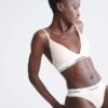 Bralette triangle légèrement doublée en coton Modal Icon