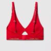 Bralette triangle légèrement doublée en coton Modal Icon