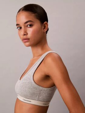 Bralette triangle légèrement doublée en Cotton Stretch Heritage Bralette triangle légèrement doublée en Cotton Stretch Heritage