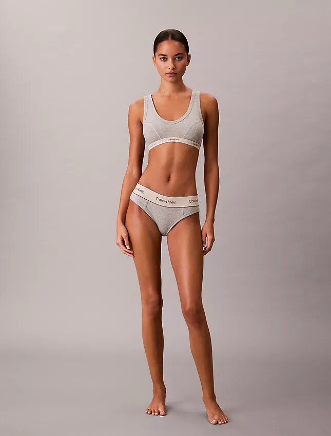 Bralette triangle légèrement doublée en Cotton Stretch Heritage Bralette triangle légèrement doublée en Cotton Stretch Heritage