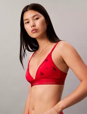 Bralette triangle légèrement doublée pour le Nouvel An lunaire